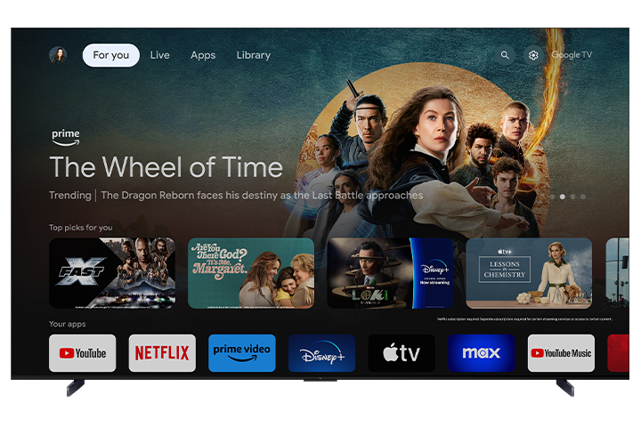 TCL QM8K Series 115" Q CLASS 4K UHD HDR QD-Mini LED Smart TV with Google TV