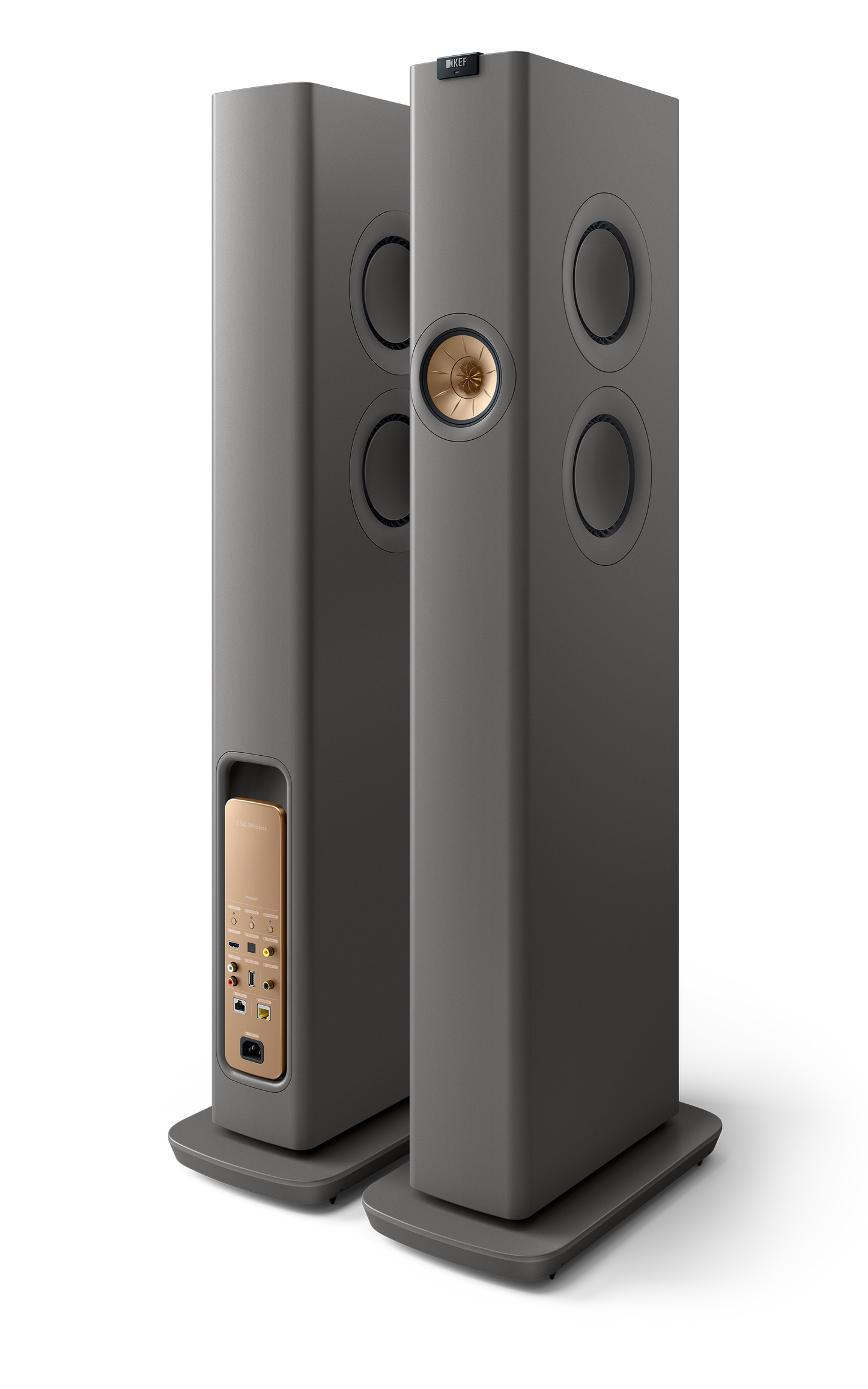 KEF LS60 Wireless Floorstanding Speakers (Pair)