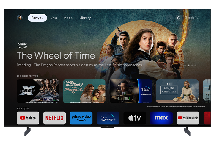 TCL 4K UHD HDR QD-Mini LED Smart TV with Google TV