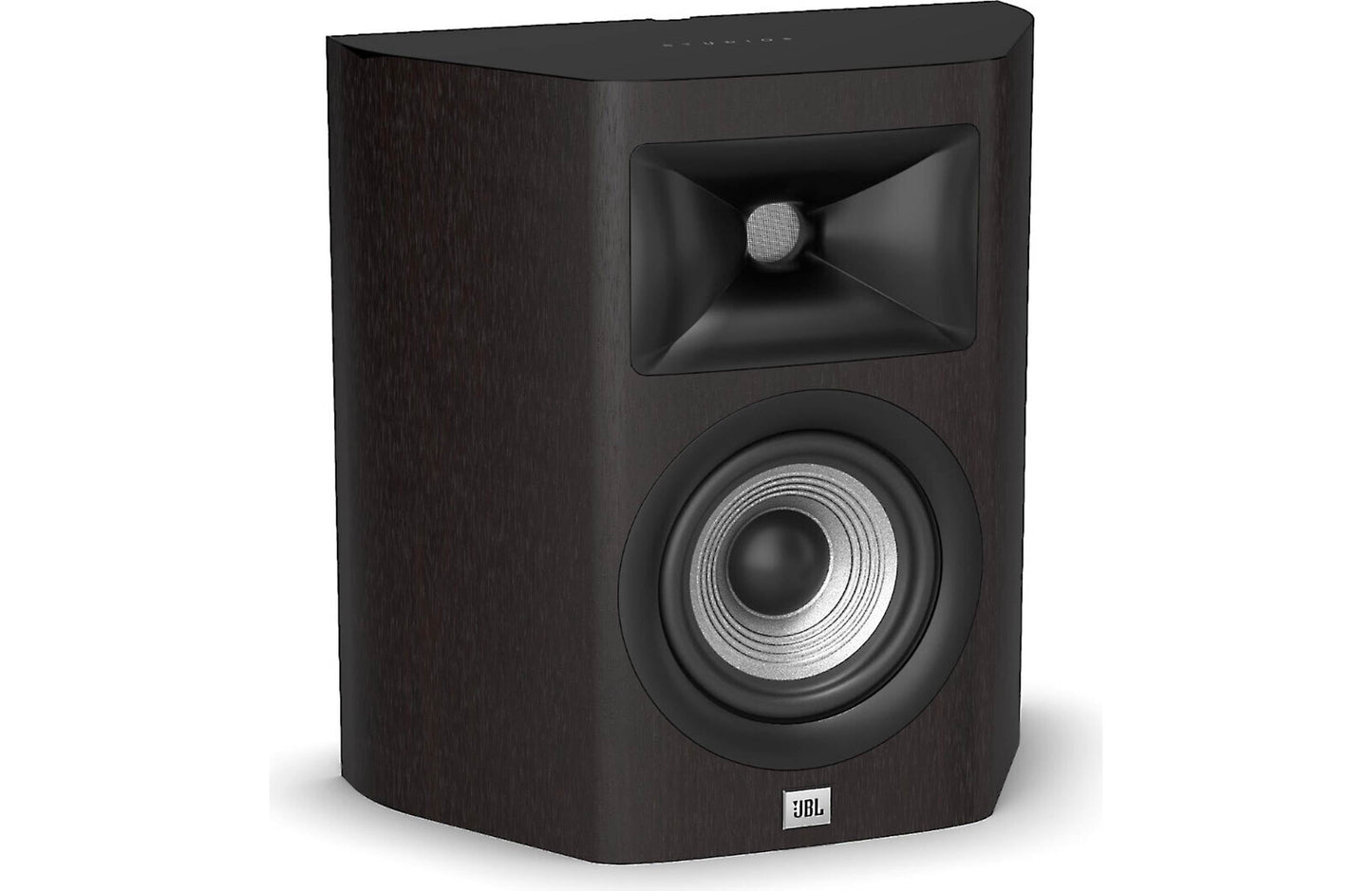 JBL Studio 610 5.25 Inch 2-Way On-Wall Loudspeaker Dark Wood (Pair)