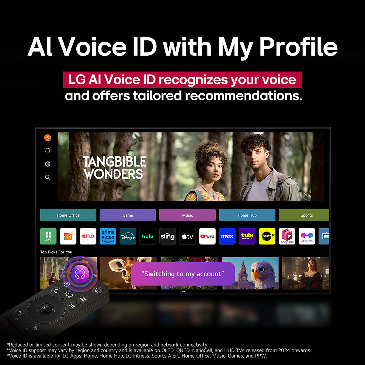 LG Class OLED evo AI C5 65 Inch 4K Smart TV with AudioQuest Sky 48 3m HDMI Cable