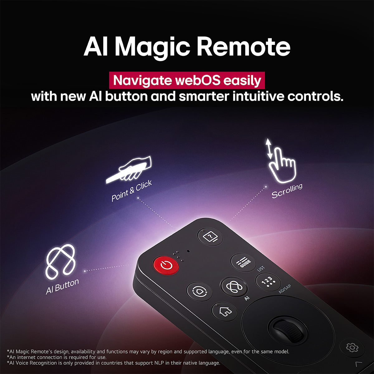 LG Class OLED evo AI G5 55 Inch 4K Smart TV with AudioQuest Sky 48 3m HDMI Cable