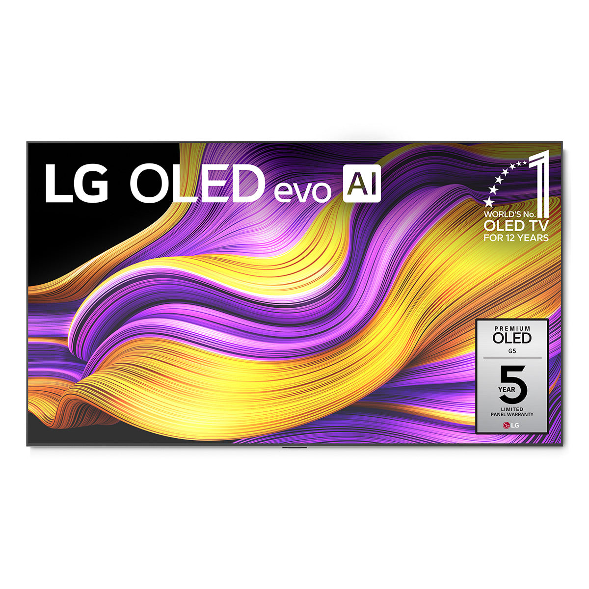 LG Class OLED evo AI G5 65 Inch 4K Smart TV with AudioQuest Sky 48 3m HDMI Cable
