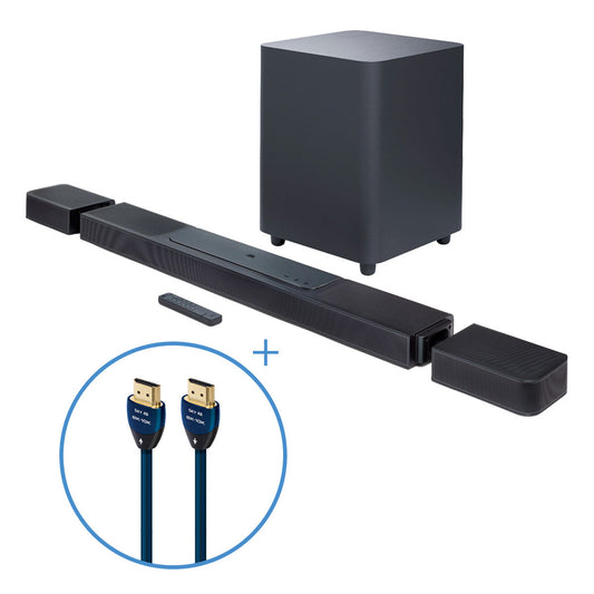 JBL Bar 700 5.1 Channel Soundbar Bundle with AudioQuest Sky 48 Ultra High Speed HDMI Cable