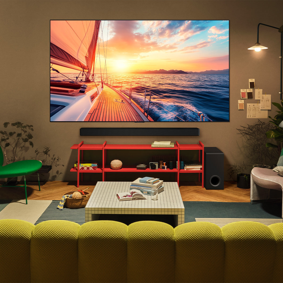 LG Class OLED evo AI C5 65 Inch 4K Smart TV with AudioQuest Sky 48 3m HDMI Cable