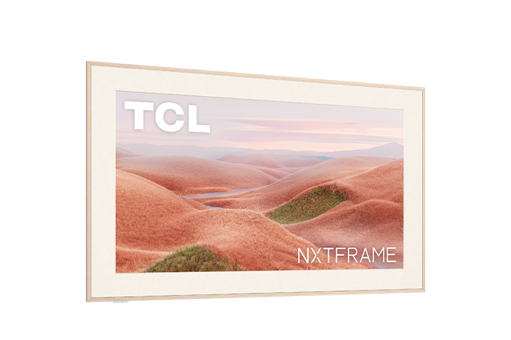 TCL NXTFRAME 4K QLED Smart TV with Google TV and Flush Wall Mount