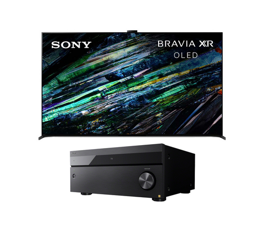 Sony BRAVIA XR A95L QD-OLED TV Bundle with Sony STR-AZ7000ES ES 13.2 Channel 8K A/V Receiver