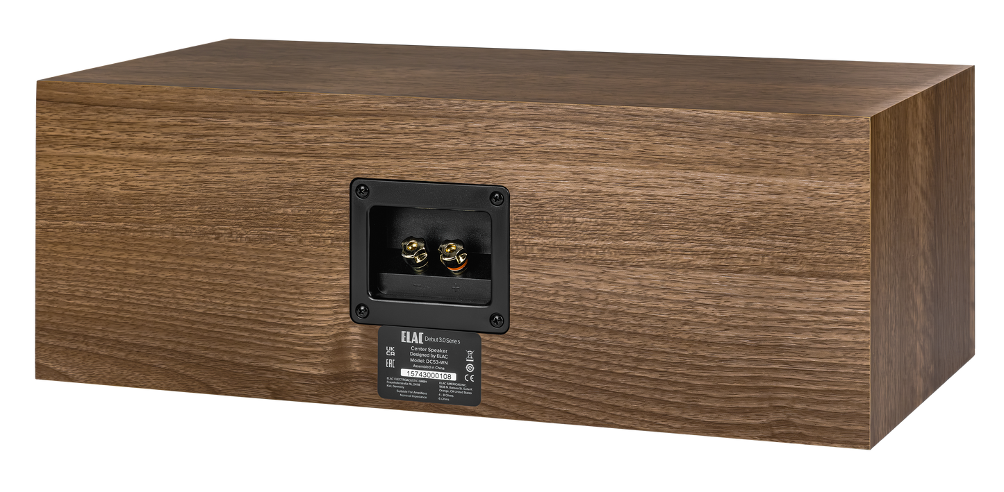 ELAC Debut 3.0 DC53 5.25 Inch Center Channel Speakers (Each)