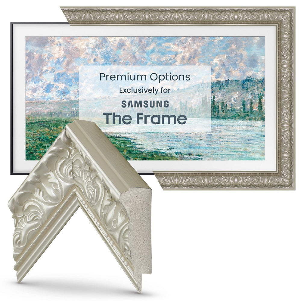 Deco TV Frames Premiere Frame For Samsung The Frame TV 2021-2025 (Tuscan Pearl)