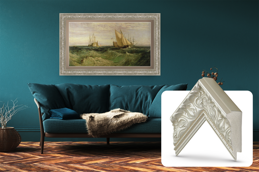 Deco TV Frames Premiere Frame For Samsung The Frame TV 2021-2025 (Tuscan Pearl)