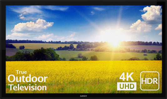 SunBrite Pro 2 Series Full Sun 4K UHD 1000 NIT Outdoor TV - 55" | Black